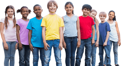 diverse group of smiling children transparent background - Download Free Stock Videos Pikwizard.com