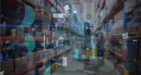 Digital Data Metrics Overlay in Warehouse Environment