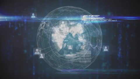 Digital Globe Networking and Data Connection