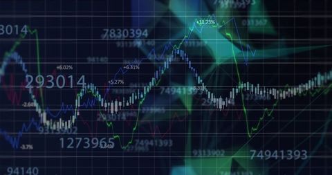 Dynamic Financial Data Analytics with Stock Market Trends - Download Free Stock Images Pikwizard.com