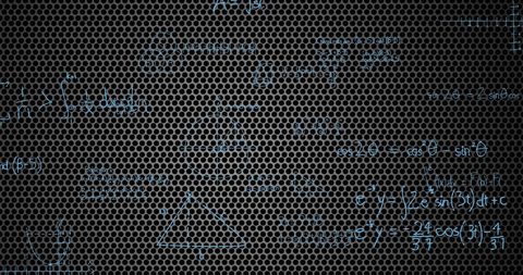 Mathematical Equations Abstract Honeycomb Background - Download Free Stock Images Pikwizard.com