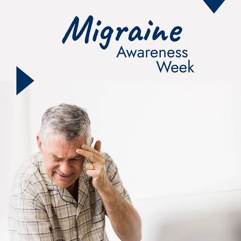 Elderly Man Suffering Migraine for Health Awareness - Download Free Stock Templates Pikwizard.com
