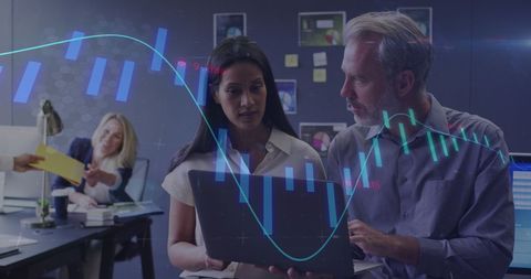 Financial Analysis Discussion with Global Data Processing - Download Free Stock Images Pikwizard.com