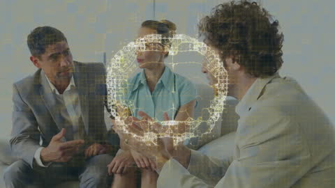 Collaboration in Digital Transformation Concept