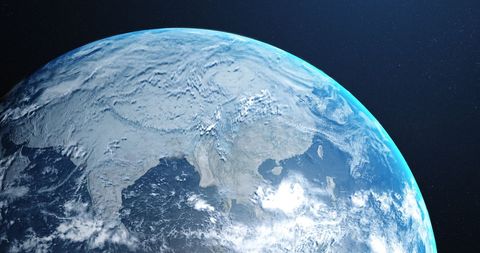 Stunning Satellite View of Earth from Outer Space - Download Free Stock Images Pikwizard.com