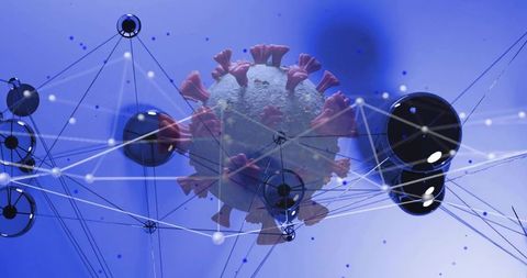 Abstract Molecular Virus with Digital Data Connectivity
