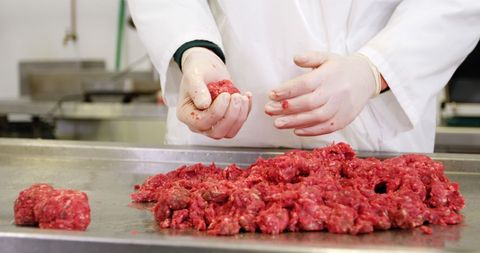 Butcher Skillfully Forming Meatballs from Fresh Minced Meat - Download Free Stock Images Pikwizard.com