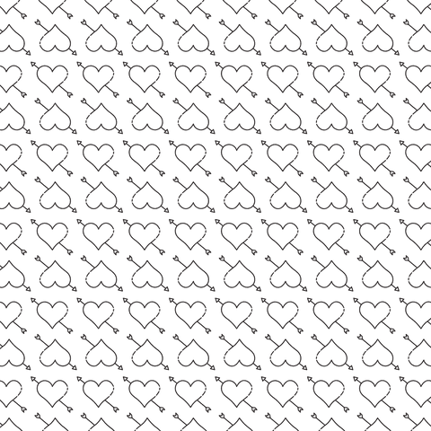 Black Pattern of Interlocking Hearts on Transparent Background - Download Free Stock Videos Pikwizard.com
