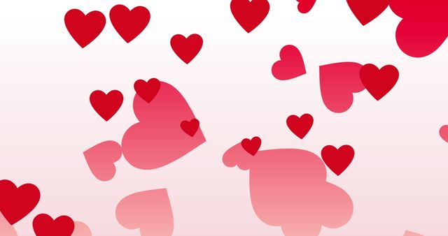 Red Hearts on White Background Symbolizing Love - Download Free Stock Images Pikwizard.com