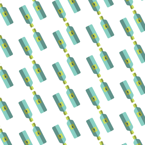 transparent pattern of green bottles on isolated background - Download Free Stock Videos Pikwizard.com
