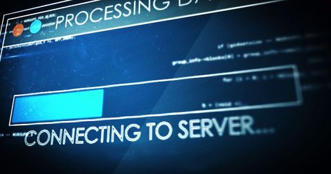 Digital Interface Displaying Data Processing and Server Connection - Download Free Stock Images Pikwizard.com