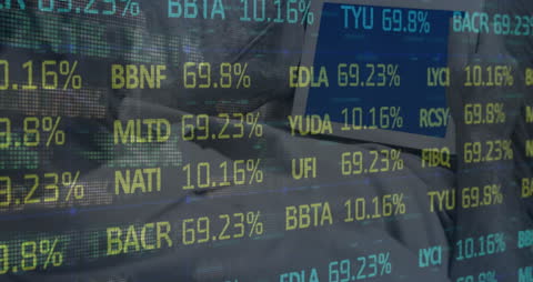 Stock Market Data Analysis on Digital Tablet