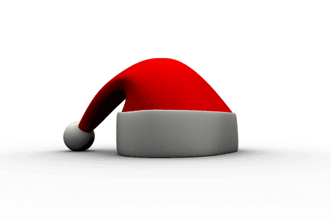Festive Santa Hat with Transparent Background for Holiday Designs - Download Free Stock Videos Pikwizard.com