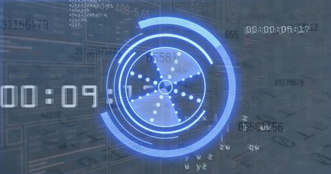 Digital Code and Data Concept in Blue Overlay - Download Free Stock Images Pikwizard.com