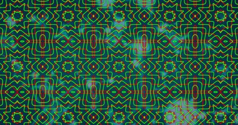 Colorful Geometric Abstract Pattern with Vibrant Symmetry - Download Free Stock Images Pikwizard.com