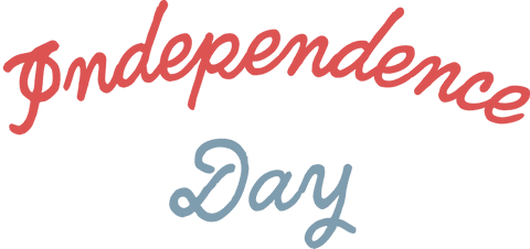 Independence Day Typography on Transparent Background - Download Free Stock Videos Pikwizard.com