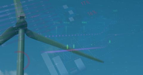 Renewable Energy and Data Integration Concept