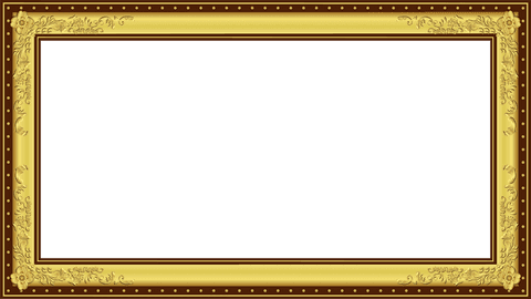 vintage gold scroll frame with transparency background - Download Free Stock Videos Pikwizard.com