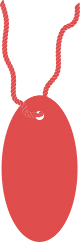 Blank Red Oval Label with Rope on Transparent Background - Download Free Stock Videos Pikwizard.com