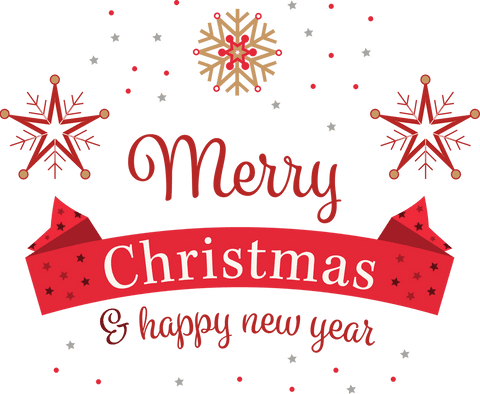 Transparent Merry Christmas and Happy New Year Text with Snowflakes - Download Free Stock Videos Pikwizard.com