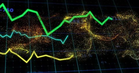Futuristic Financial Data Analytics with Particle Visualization