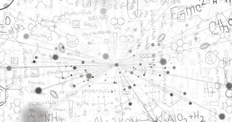 complex web of scientific equations and chemical structures - Download Free Stock Images Pikwizard.com