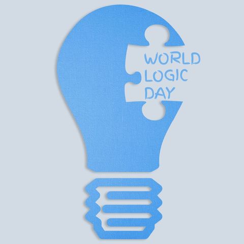 Conceptual Lightbulb Puzzle for World Logic Day Event - Download Free Stock Templates Pikwizard.com