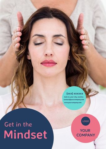 woman receiving relaxing head massage promoting relaxation for wellness - Download Free Stock Templates Pikwizard.com