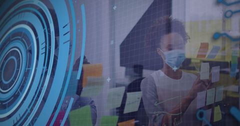 Tech Innovators Analyzing Data Insights with Advanced Interface - Download Free Stock Images Pikwizard.com