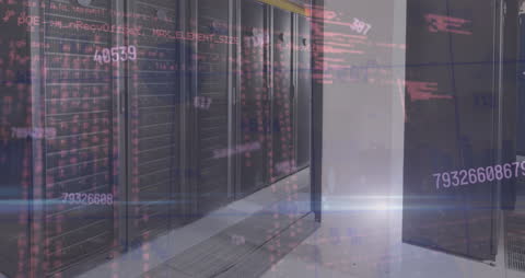 Data Processing in High-Tech Server Room