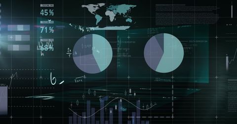 Innovative Digital Analytics Interface with Global Data Visualization - Download Free Stock Images Pikwizard.com