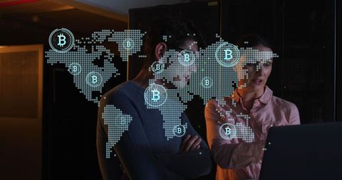 Collaborative Analysis of Global Bitcoin Data in High-Tech Environment