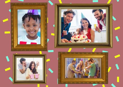 joyful celebration collage marking unforgettable family moments - Download Free Stock Templates Pikwizard.com