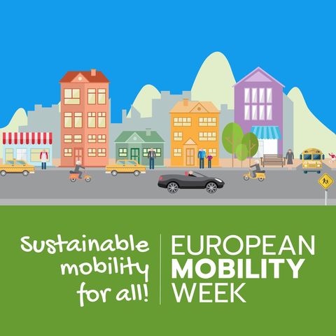 Celebrating European Mobility Week with Sustainable Transportation Concepts - Download Free Stock Templates Pikwizard.com
