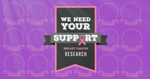 Breast Cancer Awareness Support Campaign Poster