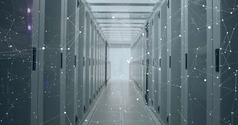 modern data center with virtual network connections - Download Free Stock Images Pikwizard.com