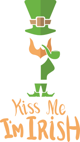 transparent leprechaun with kiss me i'm irish text illustration - Download Free Stock Videos Pikwizard.com