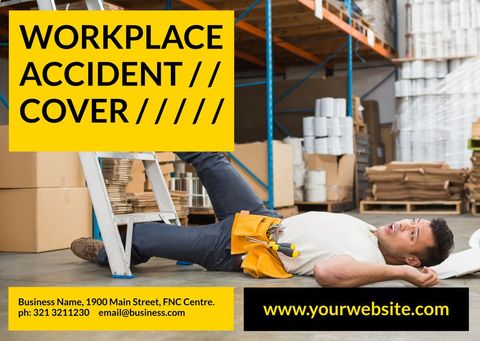 Workplace Safety Highlight: Worker Injured in Fall Desiring Accident Coverage - Download Free Stock Templates Pikwizard.com