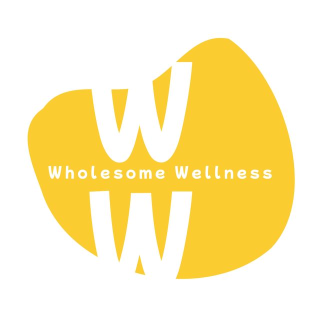 This logo features a bold and minimalist 'W' symbol, encapsulated within a bright yellow background, representing the essence of Wholesome Wellness. It promotes themes of health and positivity, making it suitable for use in branding materials for wellness centers, health blogs, fitness programs, nutritional websites, and any health-related businesses aiming to establish a modern and vibrant brand identity.