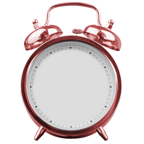 transparent shiny red alarm clock without hands illustration - Download Free Stock Videos Pikwizard.com
