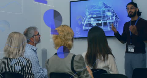 Interactive Business Presentation with Digital Concepts