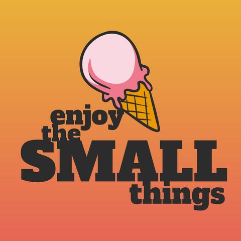 Enjoy the Small Things Ice Cream Poster Design - Download Free Stock Templates Pikwizard.com
