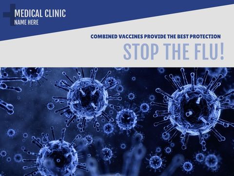 Flu Prevention Alert with Emphasis on Vaccination - Download Free Stock Templates Pikwizard.com