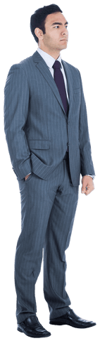 Business Professional Standing Transparent Background
