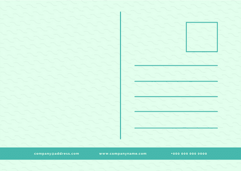 transparent digital postcard template with copy space and waves - Download Free Stock Videos Pikwizard.com