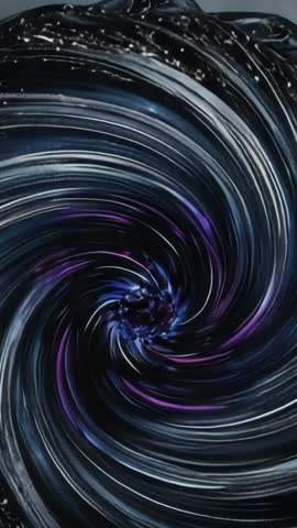 Rotating Metallic Vortex Tightening into Spiraling Liquid Metal Vertical Motion Loop