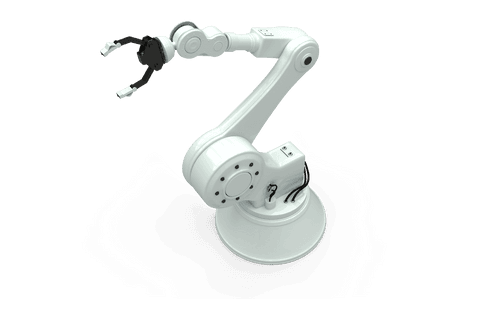 transparent industrial robotic arm with gripper high angle view - Download Free Stock Videos Pikwizard.com