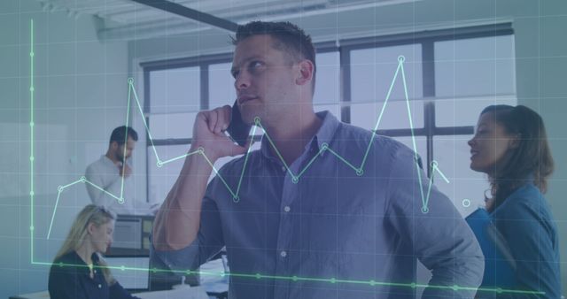 Business Team Analyzing Data and Current Market Trends in Office - Download Free Stock Images Pikwizard.com