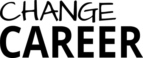 Change career transparent text illustration concept