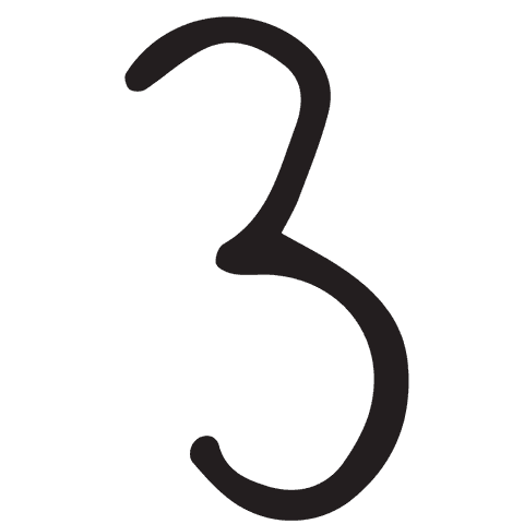 elegant number 3 with transparent background for versatile use - Download Free Stock Videos Pikwizard.com